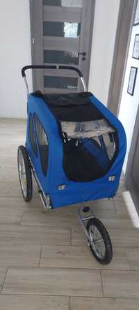 Przyczepka rowerowa wózek dla psa pies