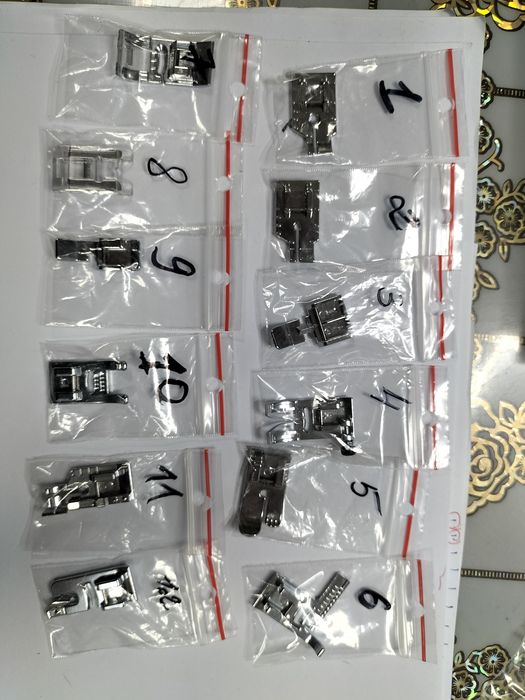 Швейные лапки для бытовых машин.