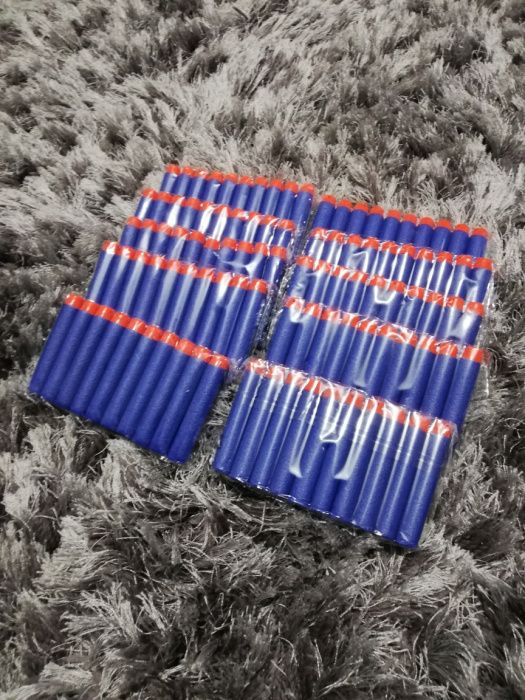 100 Recargas nerf pistola balas dardos