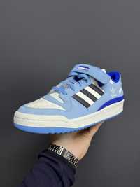 adidas forum low team light blue core black royal blue