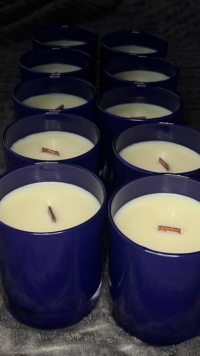 Аромасвічки ручної роботи з натурального кокосового воску