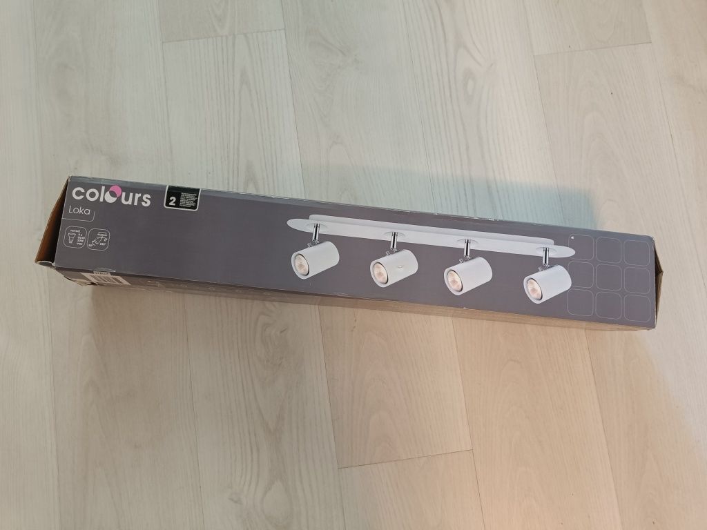 Lampa kinkiet Loka Colours 4 nowa reflektory GU10 LED