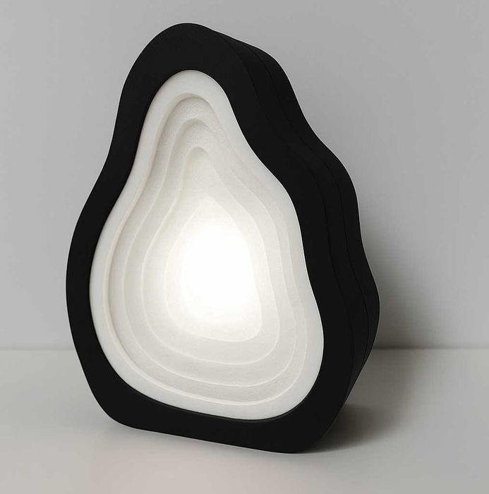 Lampka LED Wielokolorwa Kryształ Geoda
