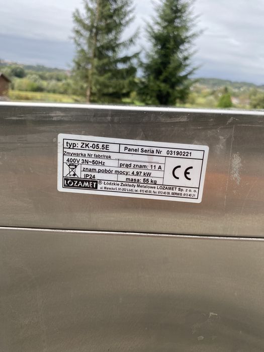 Zmywarka zmywarko wyparzarka Lozamet ZK - 05.5