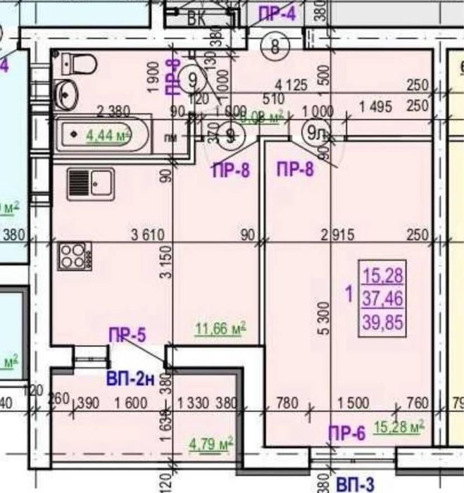 Продам 1-кімн. квартиру, ЖК Валентинівська, М Студентська