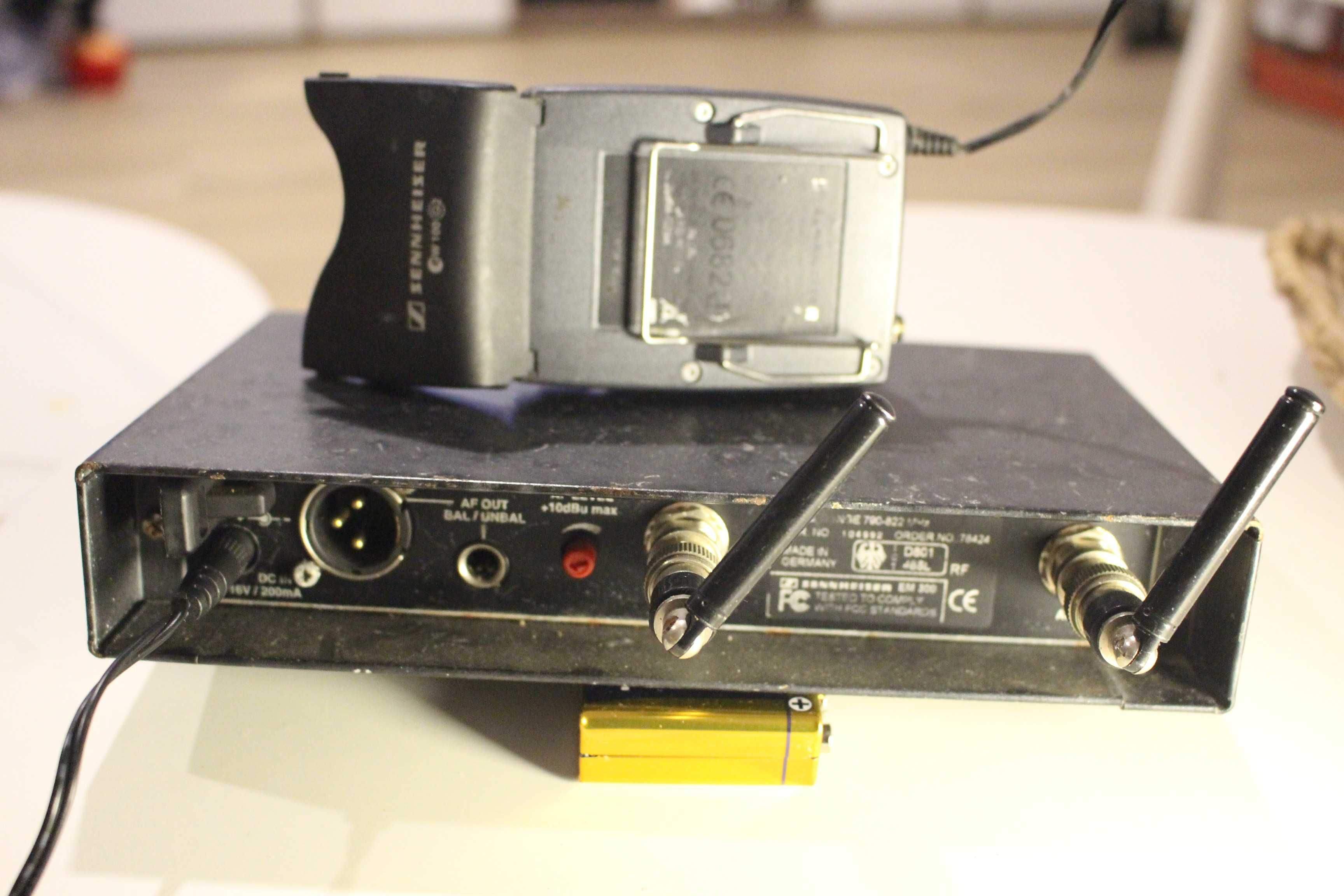 sennheiser emissores/ recetores para peças