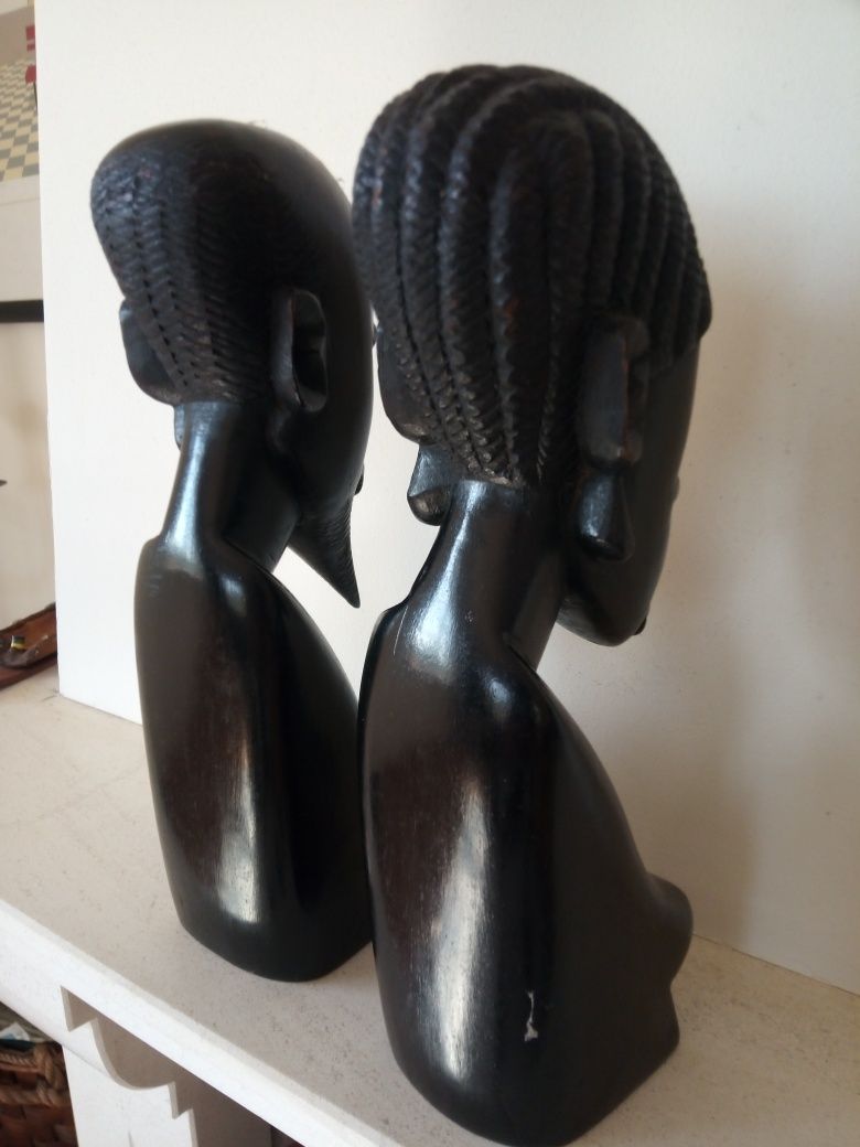 Arte Africana estatuetas Pau Preto