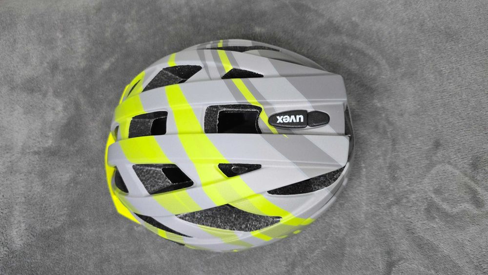 UVEX Air Wing CC grey lime matt Kask Rowerowy rozmiar 52-57cm