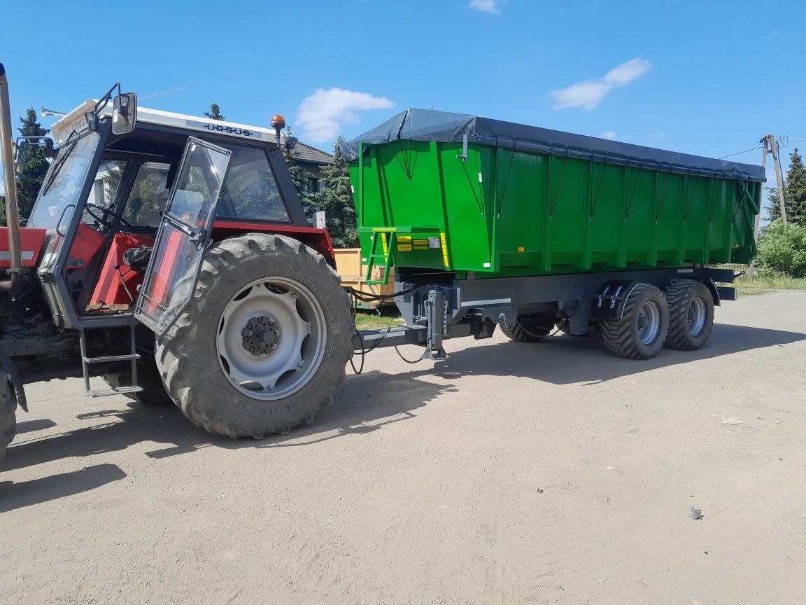 Przyczepa tandem 18ton 22m3 wywrotka kiper na tyl