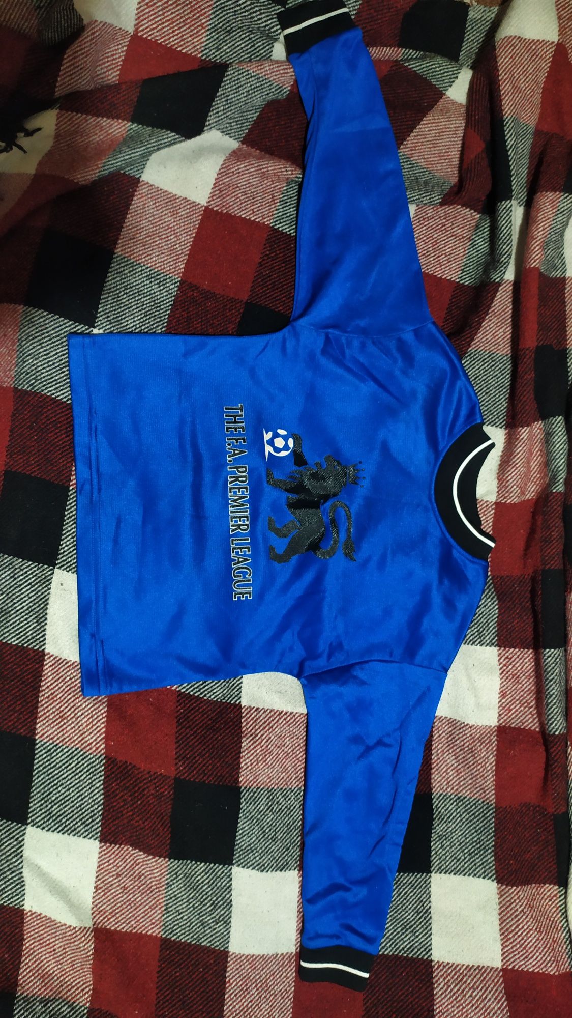 Дитяча футболка вратарська нова премьер лига синя