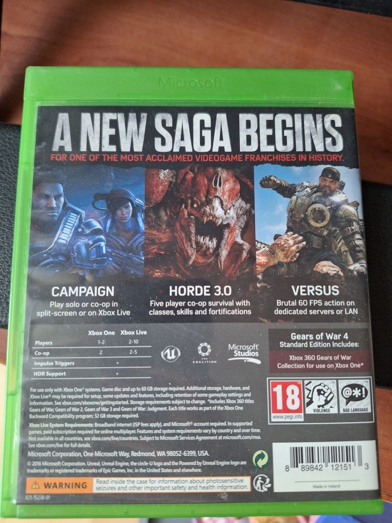 Gears of war 4 xbox one