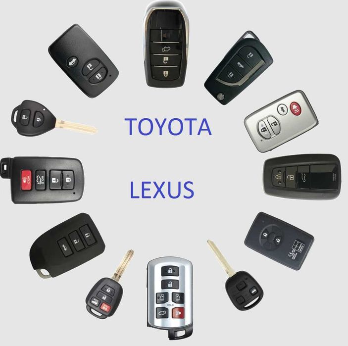 Toyota Lexus Kluczyk Smart Key EU USA Kanada Kodowanie