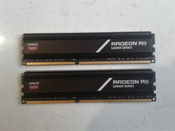 Оперативная память AMD Radeon R9 Gamer Series 2*8Гб DDR3 2400Мгц