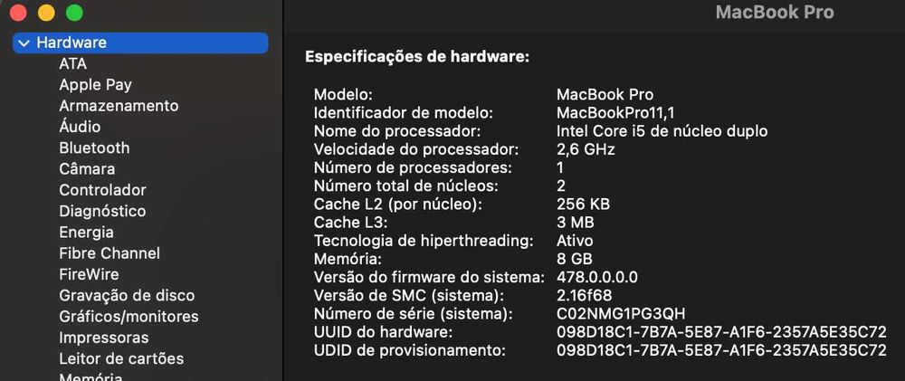MacBook Pro (Retina, 13 Polegadas, meados 2014)