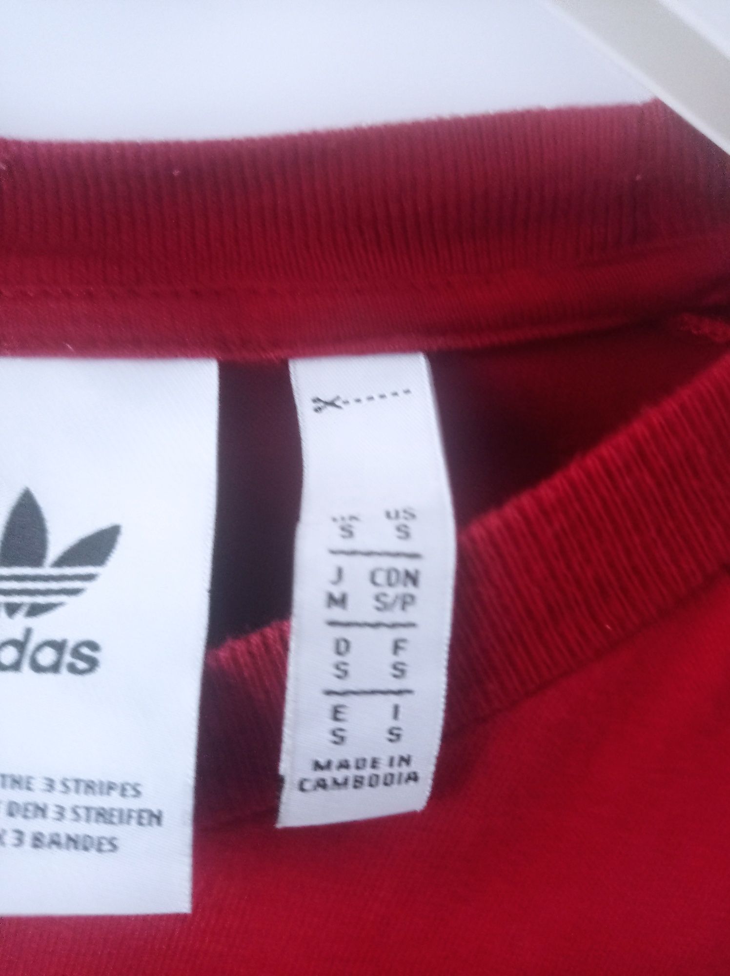 Koszulka bordowa adidas