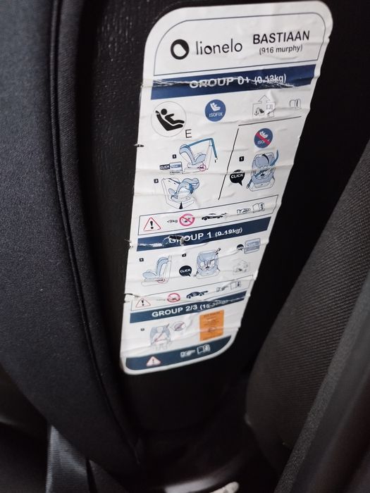 Fotelik Lionelo Bastiaan Używany bezwypadkowy