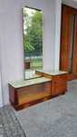 Komoda Toaletka Design PRL Czechosłowacja Design PRL Art Deco