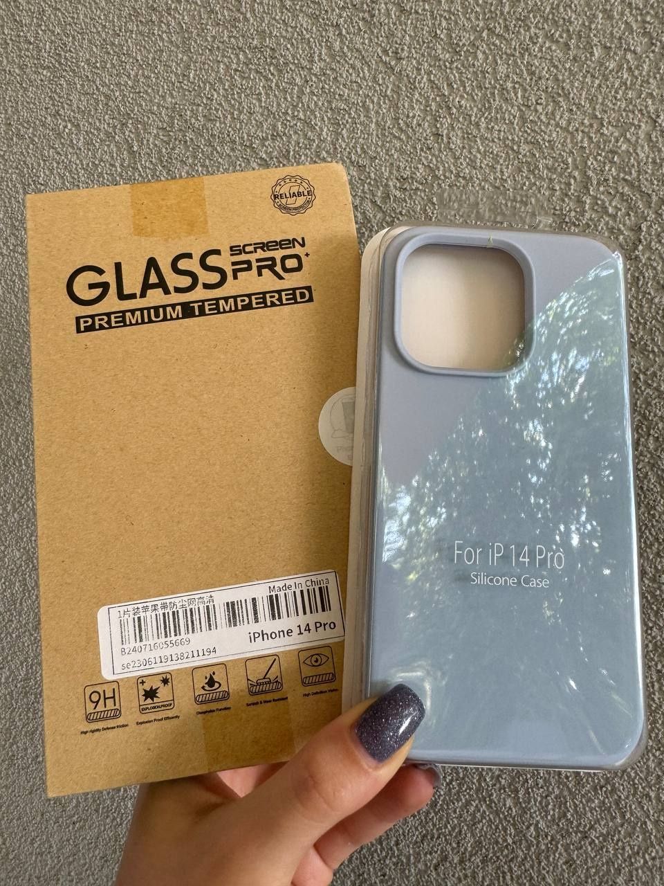 Etui + Szkło ochronne na iPhone 14 pro