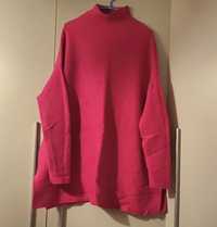 Sweter polgolf asymetryczny