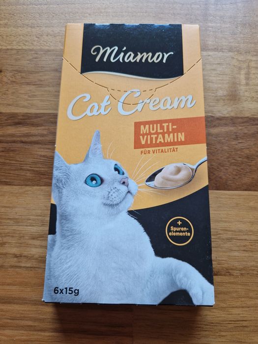 Miamor multiwitamina pasta przysmak cat cream tubka cat cream 10x6