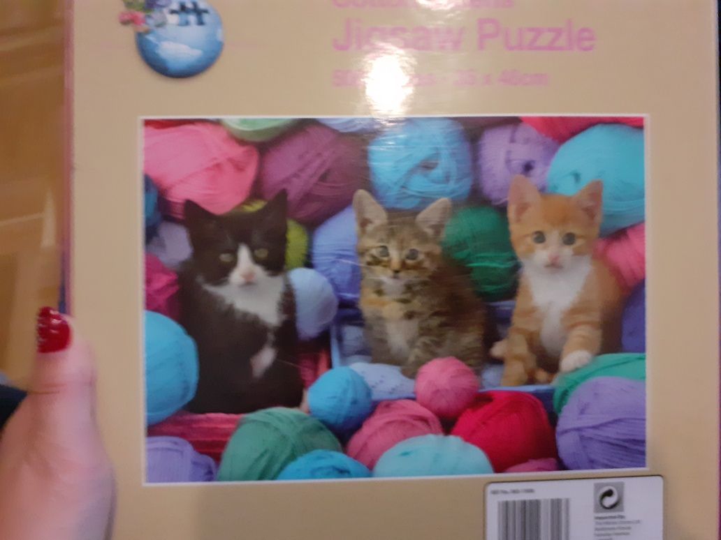 Puzzle z kotami 3 koty 500 sztuk