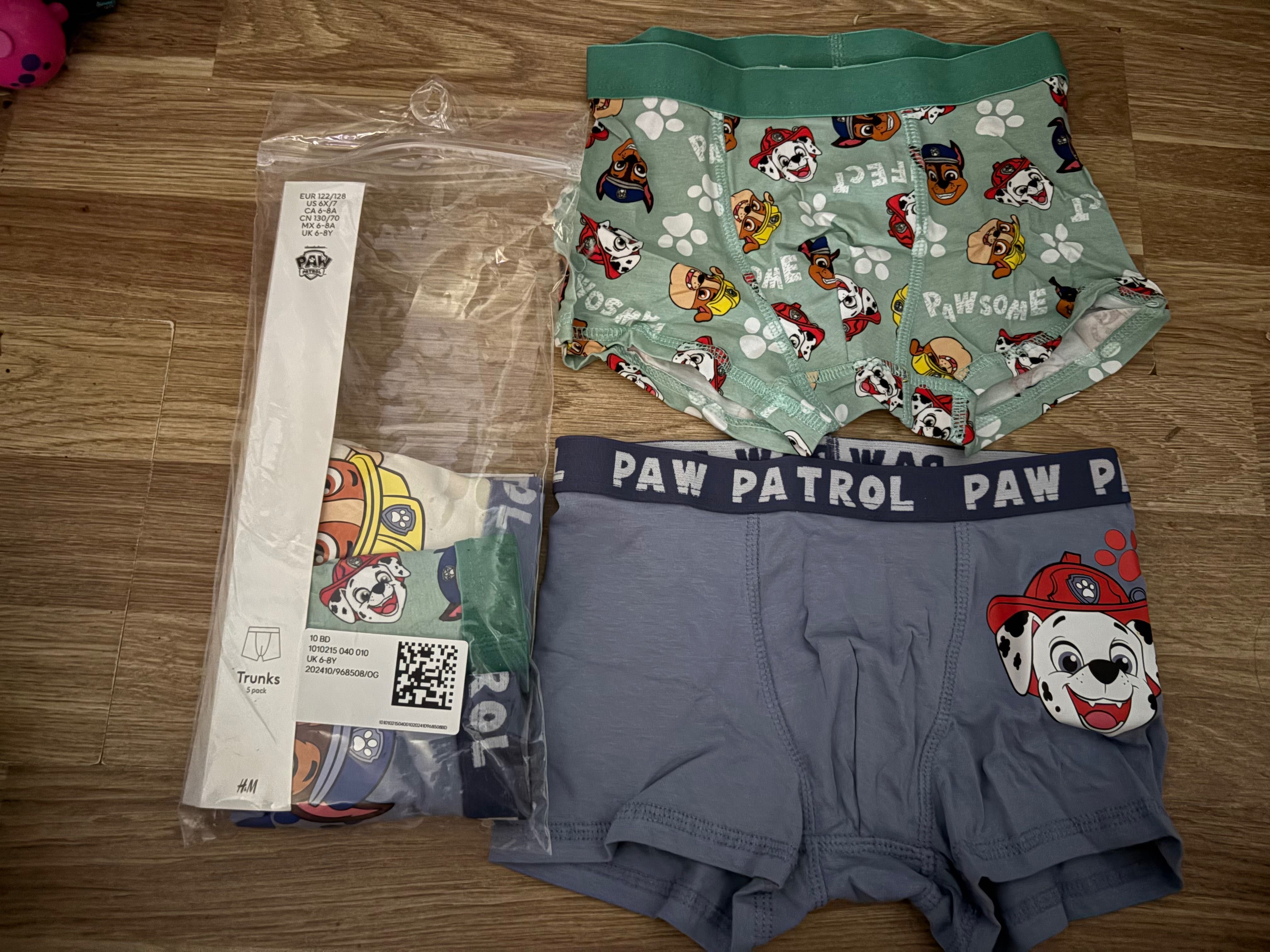 Нові боксери Щенячий патруль Paw patrol 2 4 6 8 9 10 років