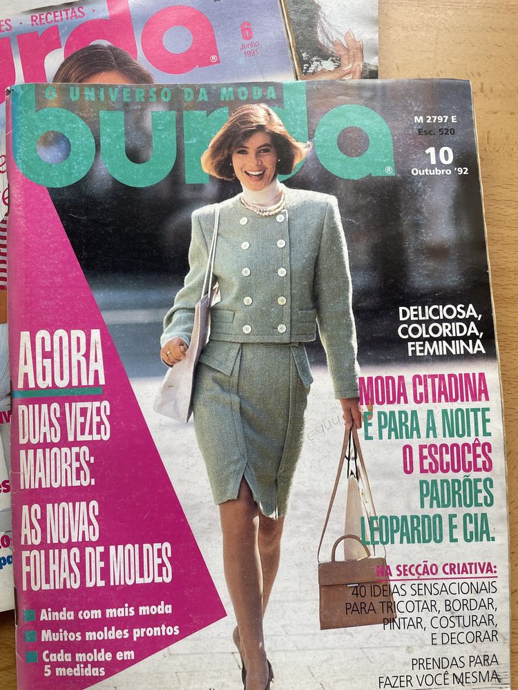 Burda vintage - conjunto de 3