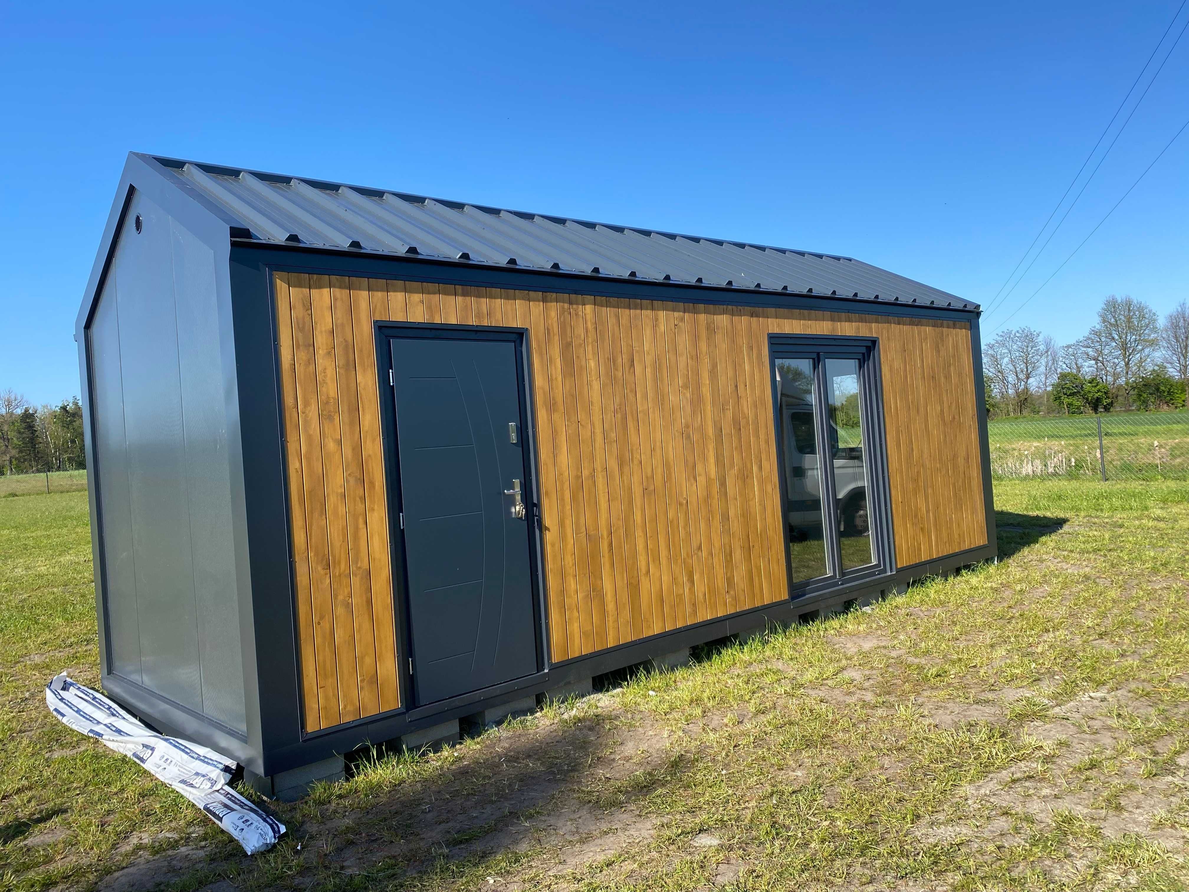 Domek letniskowy/całoroczny 10x3,5 (35m2) - wyposażony