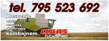 Usługi koszenia zbóż – Claas Tucano 440 – 500 zł/ha