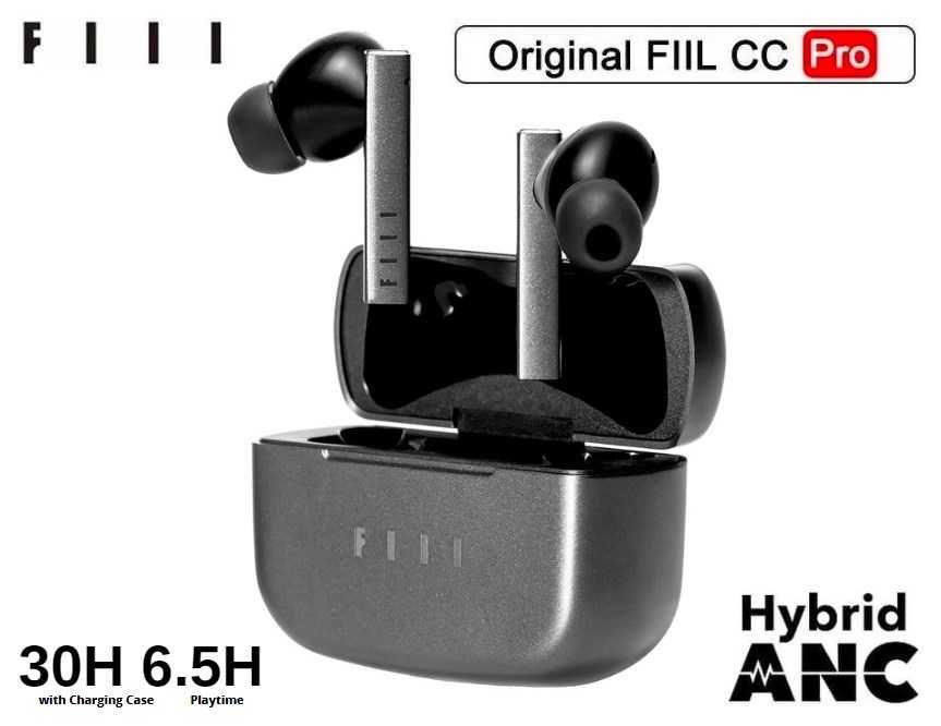 ⇒ FIIL CC Pro - наушники с BT5.2, ANC 39 dB, multipoint, 6/30ч. звука!