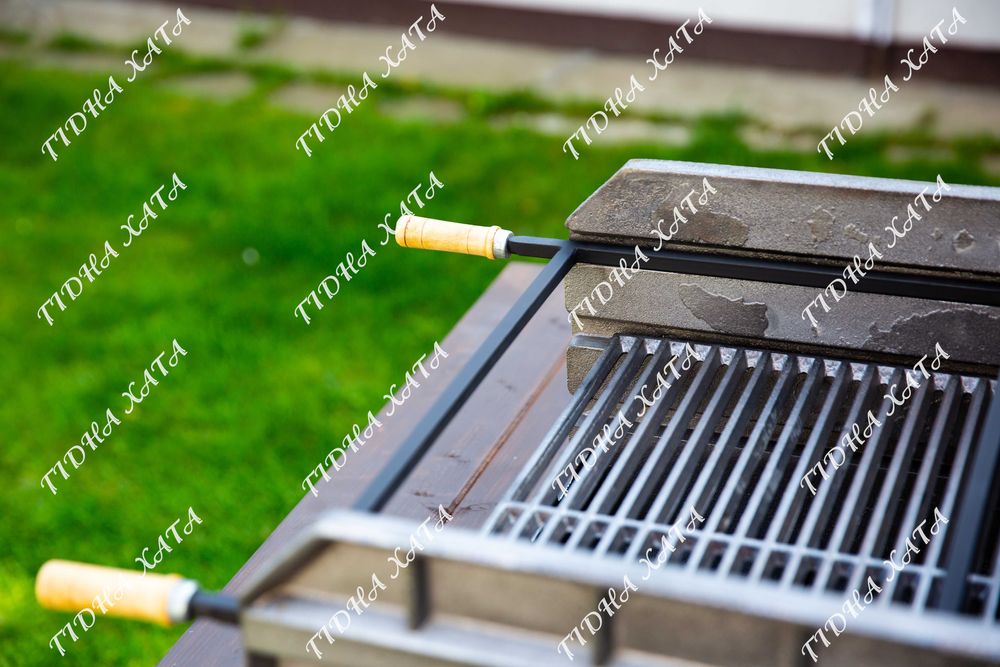 Чугунное барбекю 54см чугунная решетка и рамка для шампуров BBQ