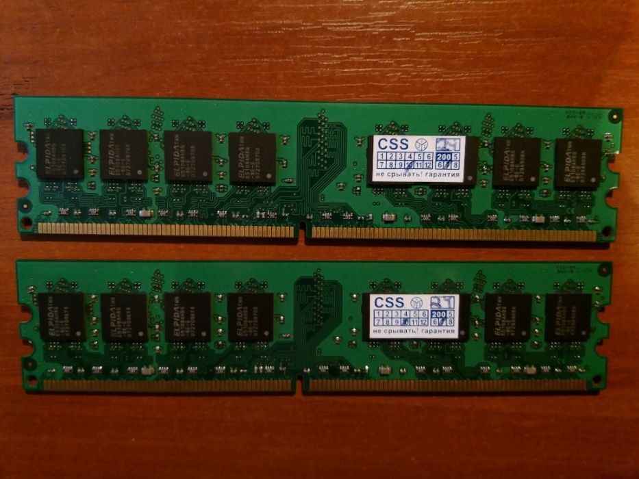 Память Kingston 1 GB DDR2 800 MHz PC2-6400 (работает / не работает)