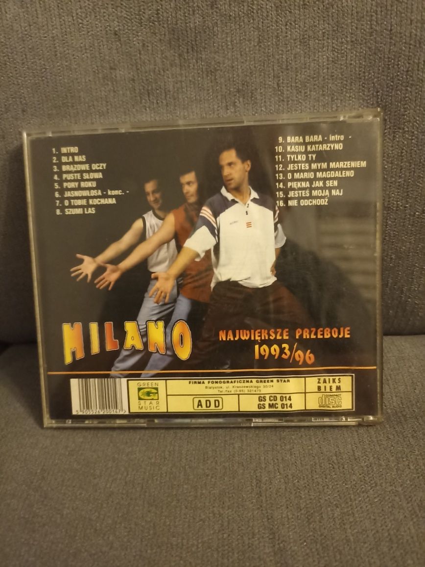 MILANO Największe przeboje płyta CD disco polo