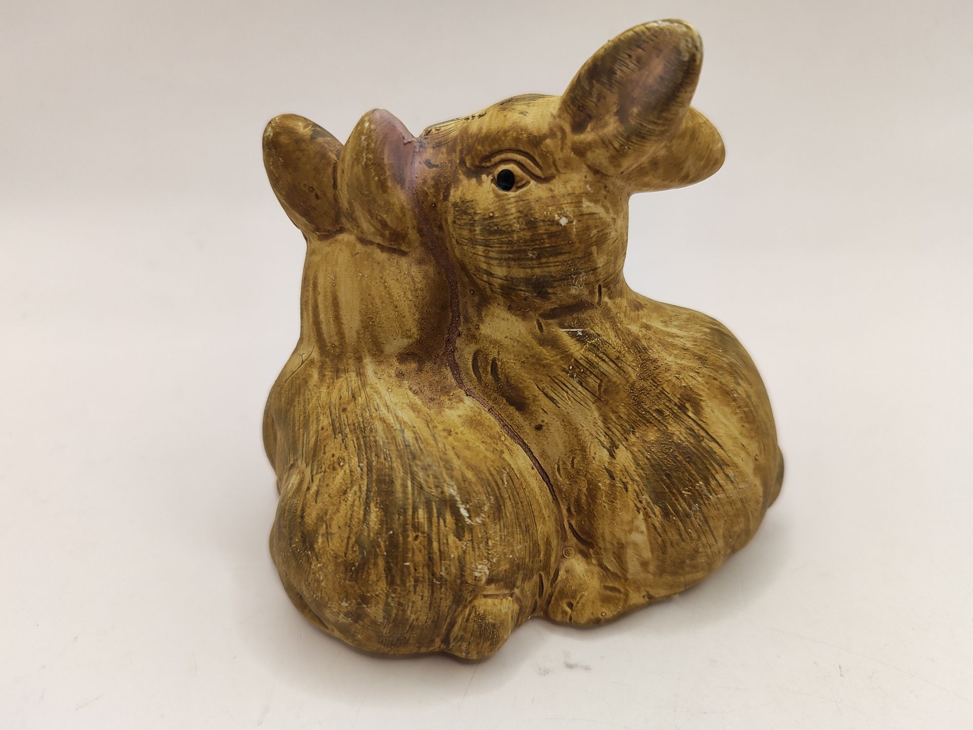 Figurka króliki zające para ceramika dekoracja