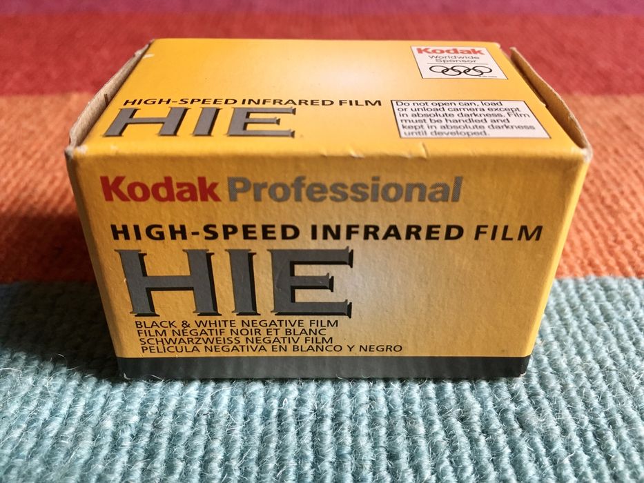 Rôlo Kodak HIE (Infravermelhos) 35mm