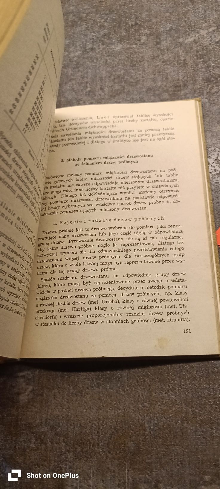 Książka pomiar drzew i drzewostanów dla techników leśnych 1963!r