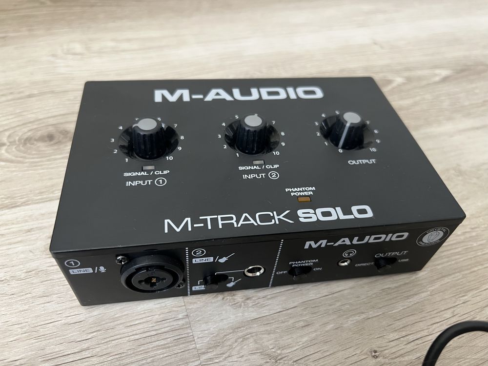 M-Audio M-Track SOLO - Interfejs Audio USB kab ibanez