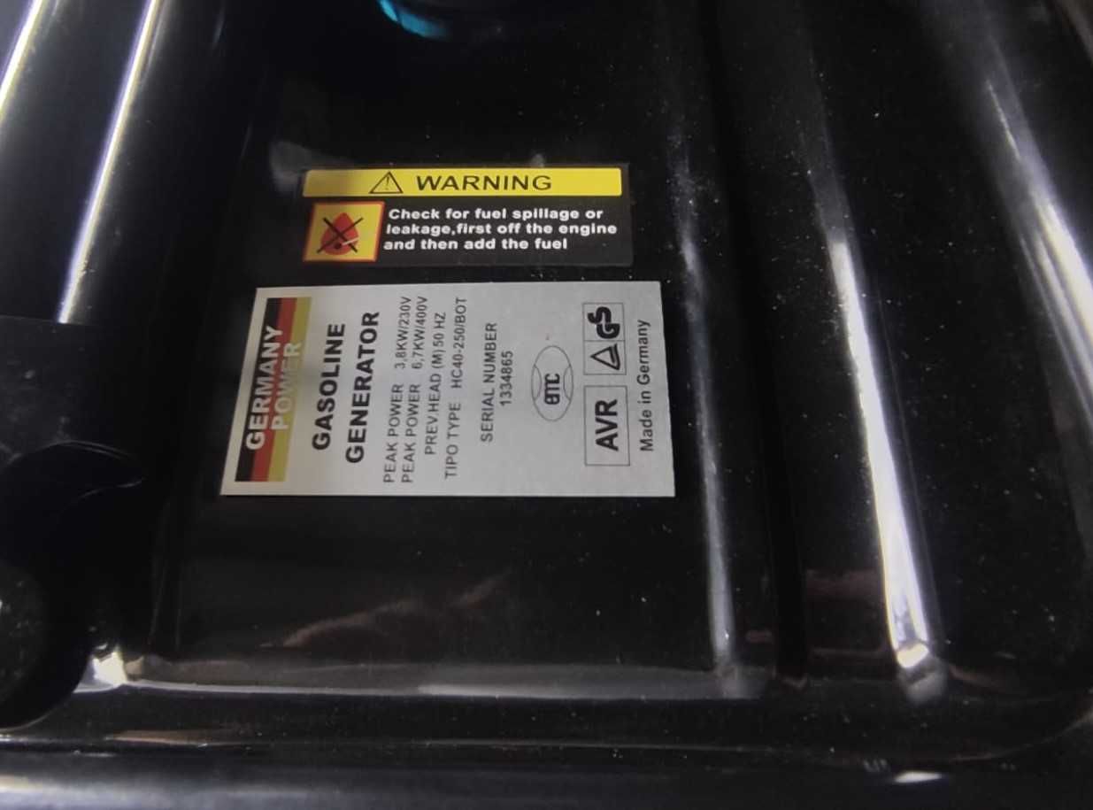 Agregat prądotwórczy REEPSHOLT RW-PS 230V 3.8kW+400V 7.3kW