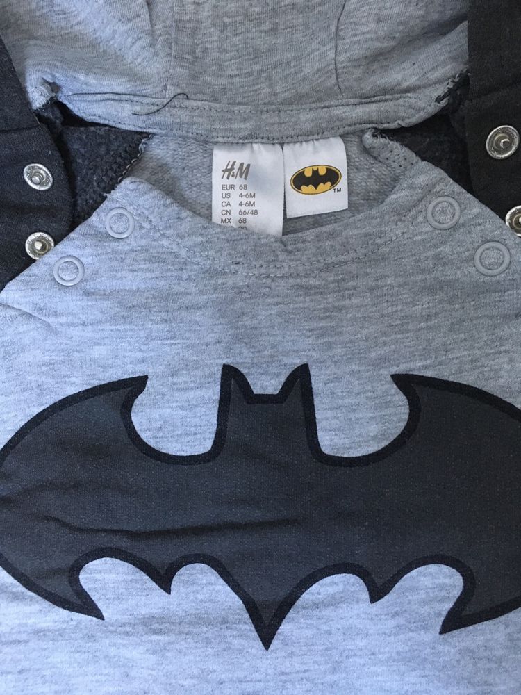 Kombinezon dresowy Batman 68 H&M szary grafit