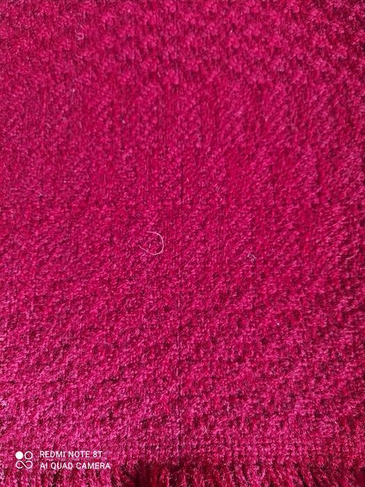 Wełniana narzuta ręcznie robiona