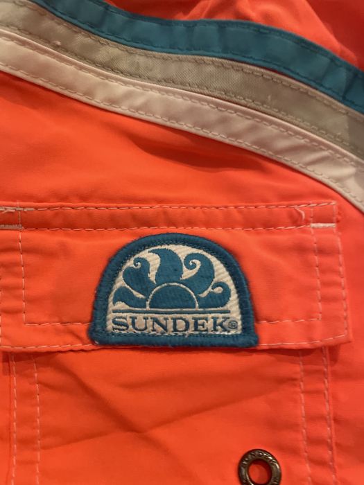 Calções de banho laranjas