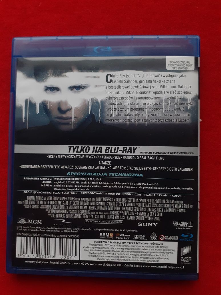 Dziewczyna w sieci pająka [Blu-Ray]