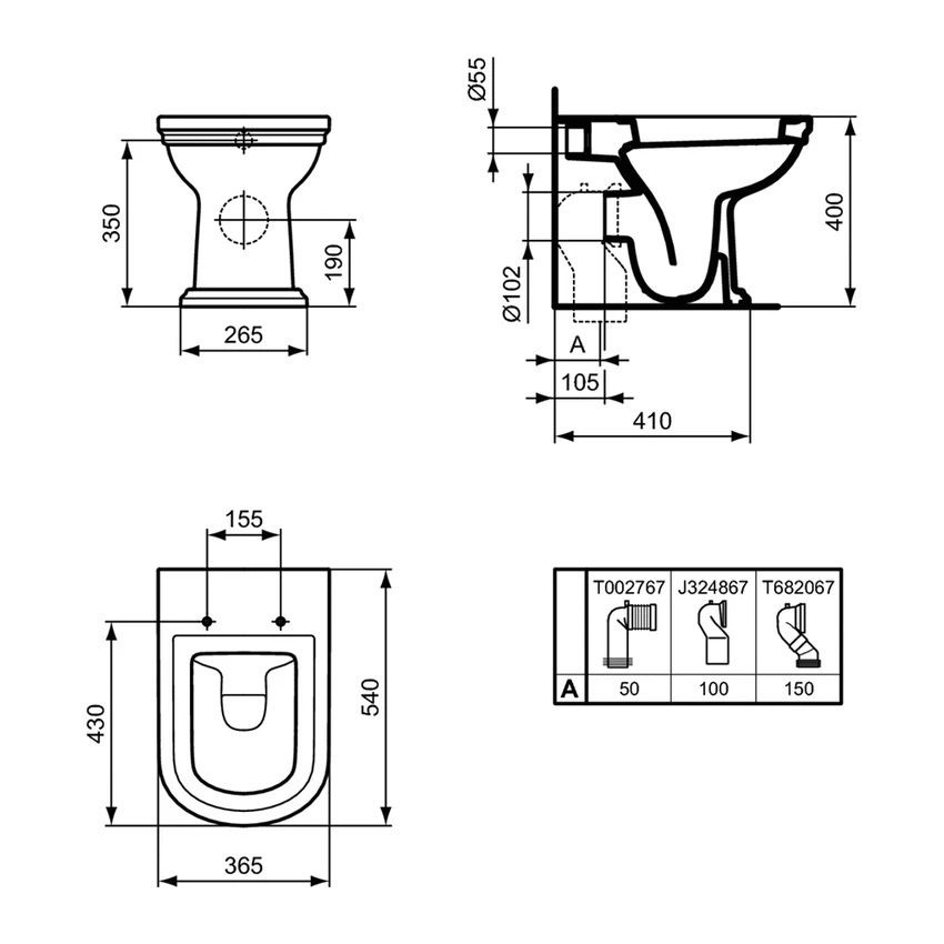 WC Ideal Standard „CALLA”