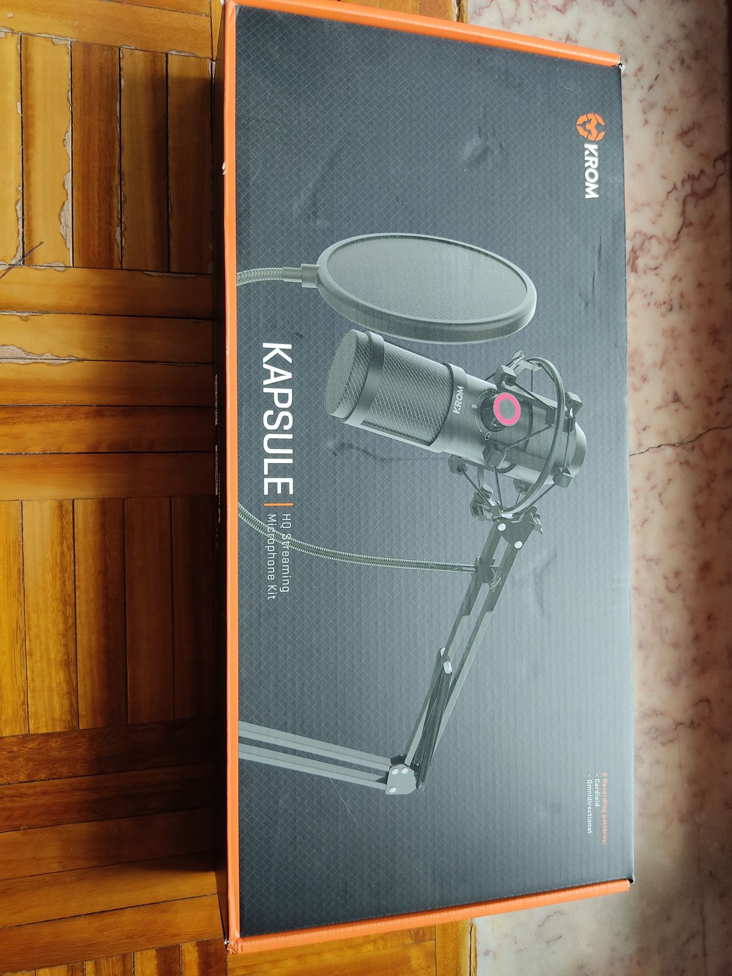 Microfone Gaming KROM Kapsule HQ Streaming