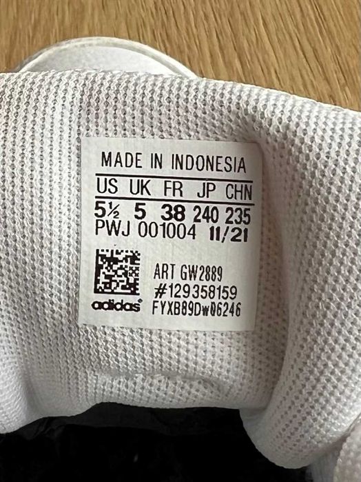 Чоловічі кросівки Adidas breaknet k white, (р. 37)