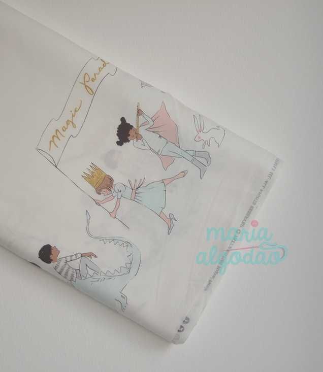 Oportunidade: Tecido 100% algodão a 6€/m - Magical Parade White