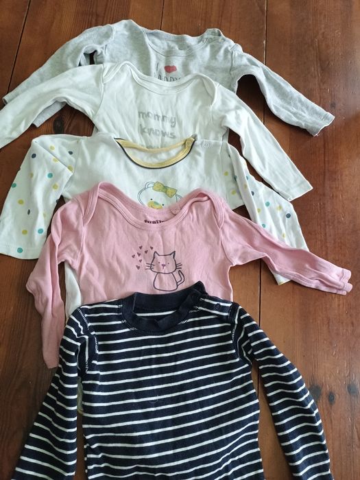 Zestaw bodów dziewczęce