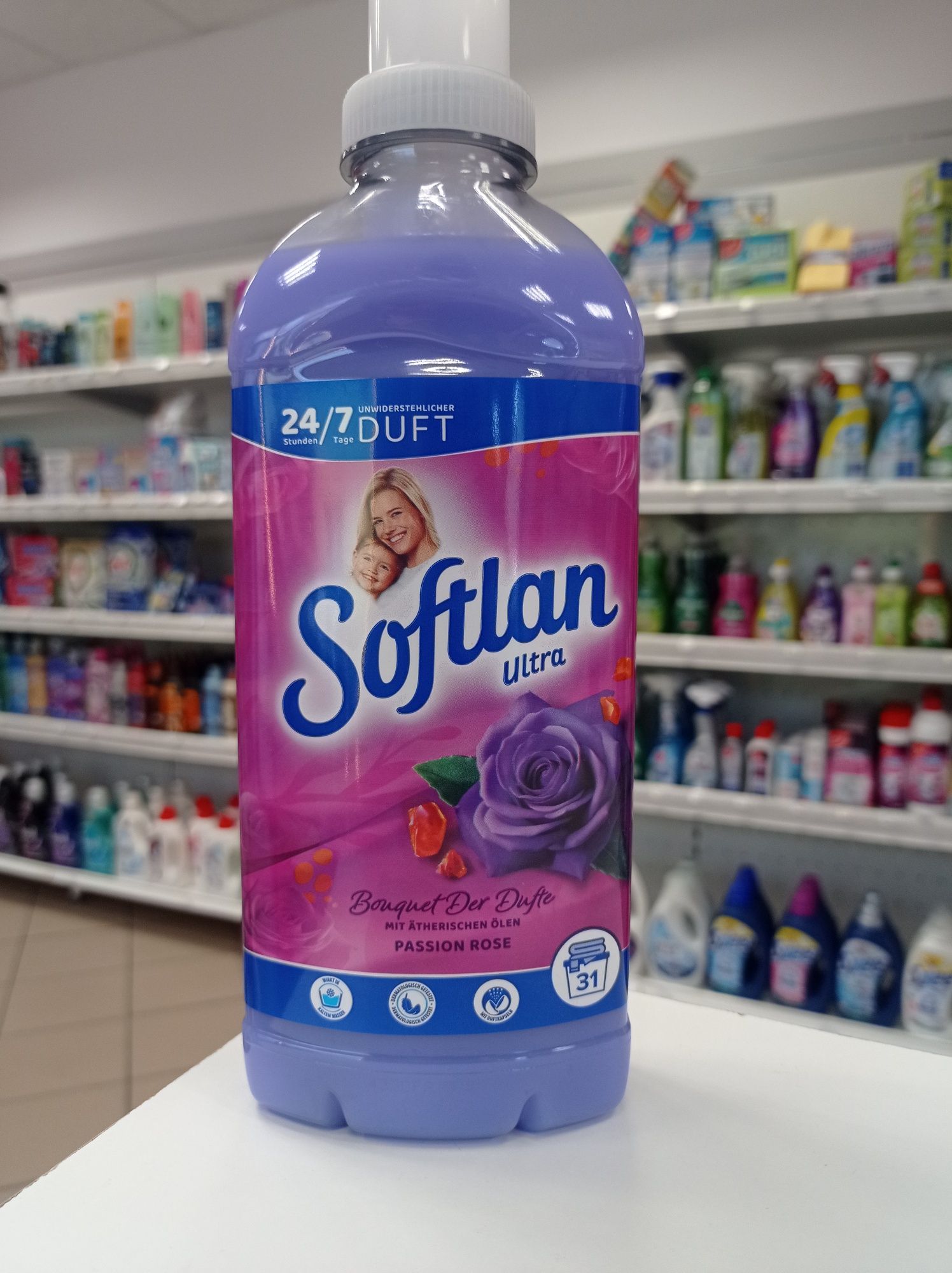 Płyn do płukania Softlan z Niemiec niemiecki