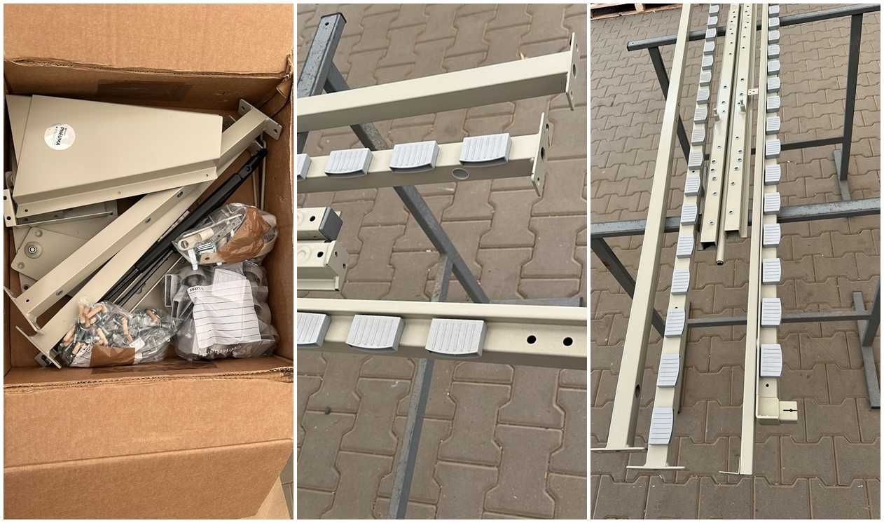 Półkotapczan biały powystawowy Bed Concept BC-05 OKAZJA!