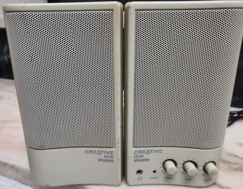 Colunas de som Para PC, vintage: Eastern, Cambridge, Trust e Creative